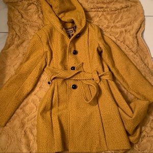 Mustard Yellow Steve Madden Peacoat